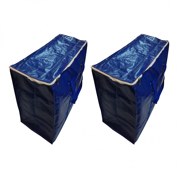 Size trung - Combo 2 túi bạt đựng hàng hóa, quần áo, chăn màn (kích thước 58 x 32 x 50 cm)