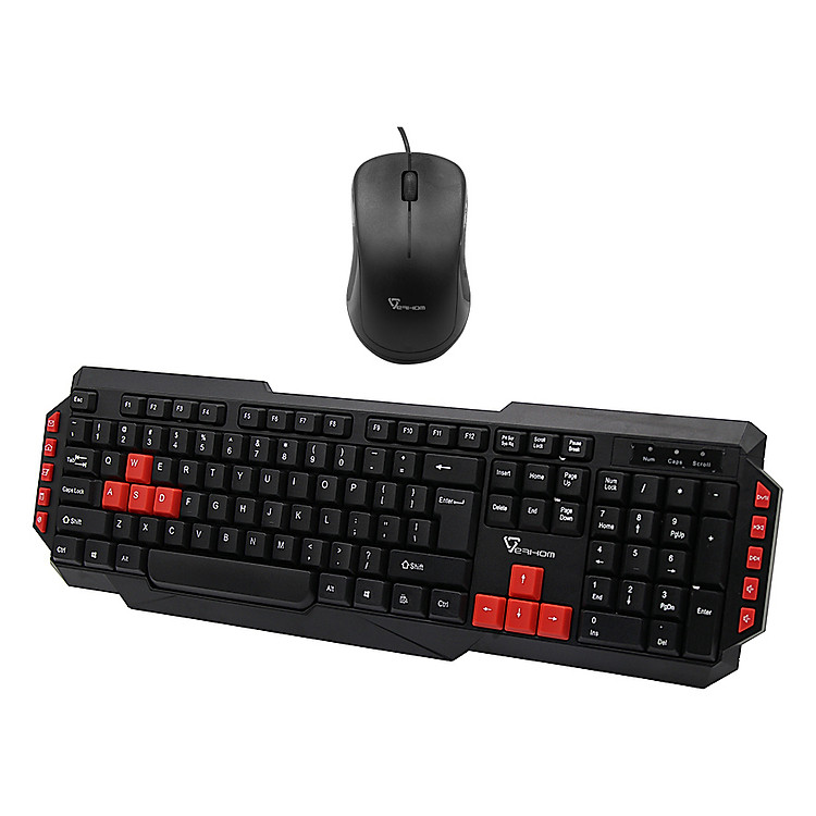 Bộ Bàn Phím Erikom PNG-708 Và Chuột Có Dây PNG-390 - Hàng Chính Hãng