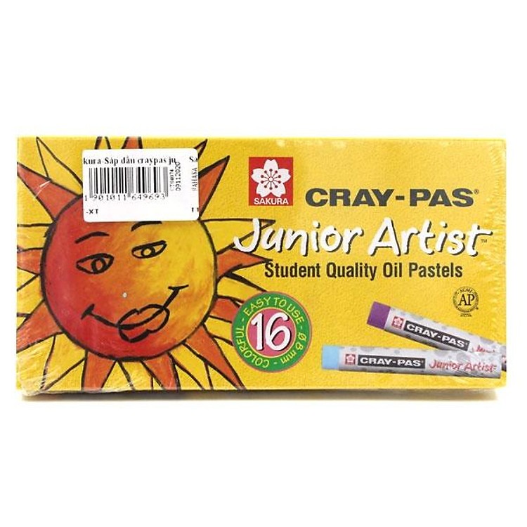 Sáp Dầu Sakura Craypas Junior Artist (16 màu)