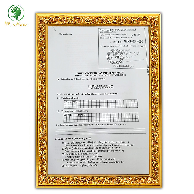 Mua Gel gừng thảo dược massage tan mỡ Wonmom Ưu đãi - Hình ảnh 5