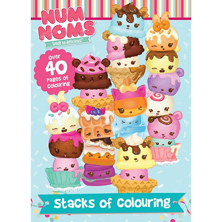 Sách Num Noms Stacks of Colouring