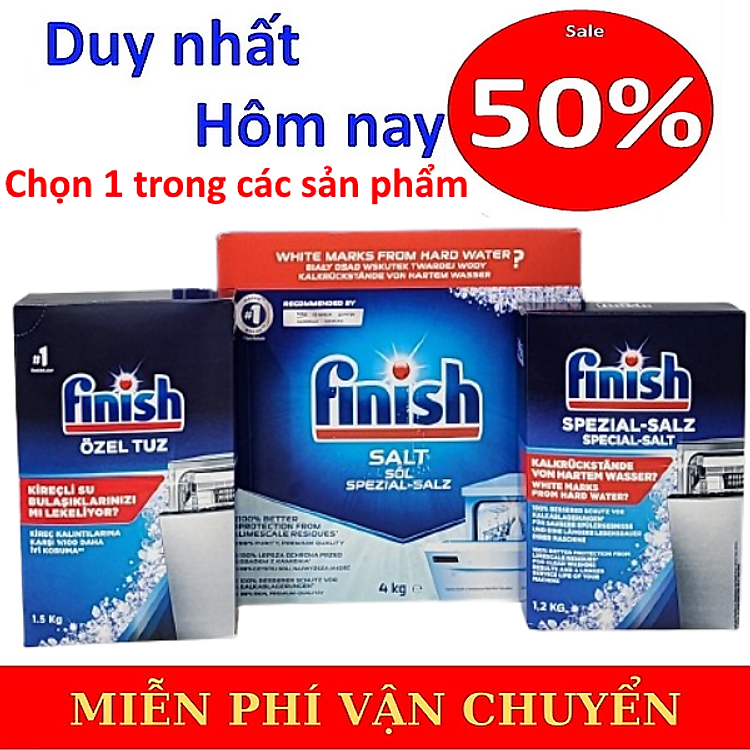 Muối Rửa Bát Finish 4.0kg
