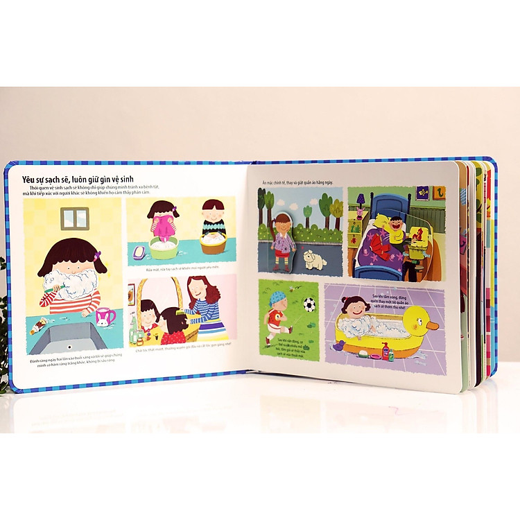 Tương Tác Đinh Tị - Bách Khoa Kỹ Năng Sống Đa Tương Tác - Sách Lật Mở Chuyển Động Dành Cho Bé Từ 0-6 Tuổi (4 Chủ Đề) - Ảnh 6