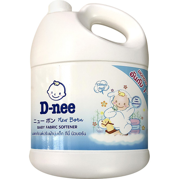 Dung Dịch Xả Quần Áo Cho Bé D-nee - Chai 3000ml (Trắng)