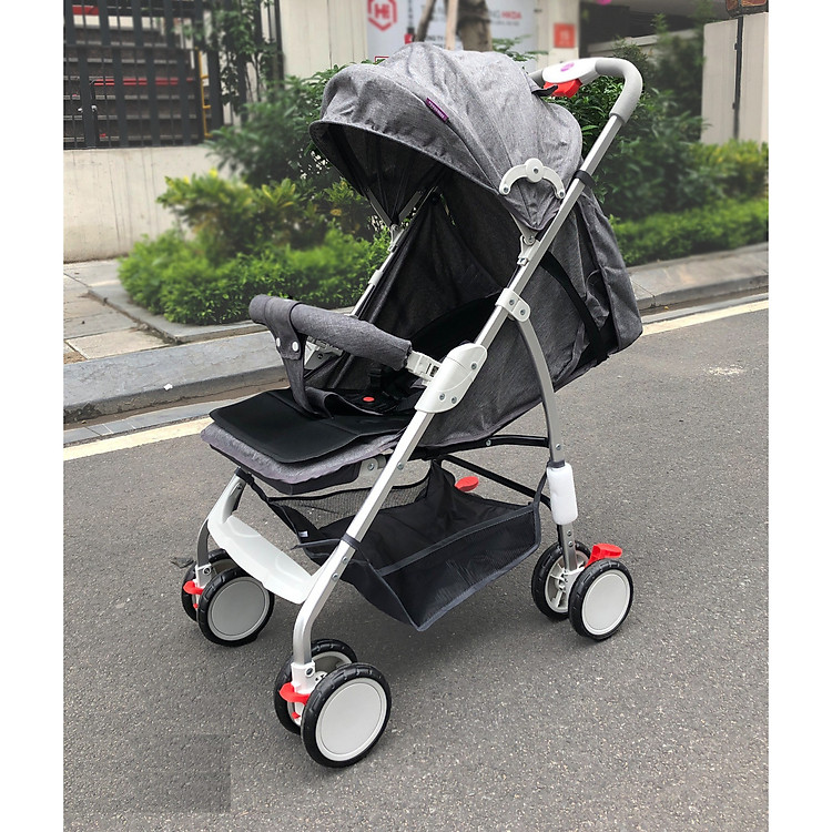 Xe Đẩy Trẻ Em Siêu Nhẹ Gấp Gọn A2 Mastela (Xám)