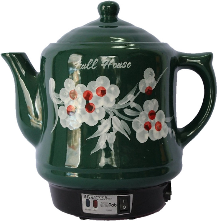 Ấm Siêu Sắc Thuốc Điện Tự Động Gốm Bát Tràng Full Cook FH-BT32 (3,2 lít) - Màu Ngẫu Nhiên - Hàng Chính Hãng