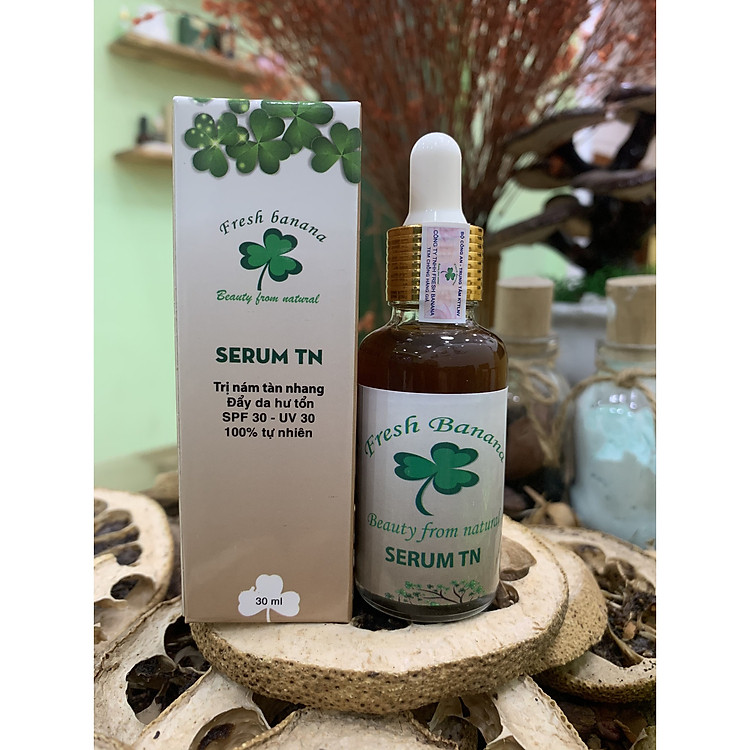 SERUM SẠCH NÁM, TÀN NHANG, XÓA MỜ SẸO RỖ VÀ TRẮNG DA, SERUM TN FRESH BANANA (30ML)