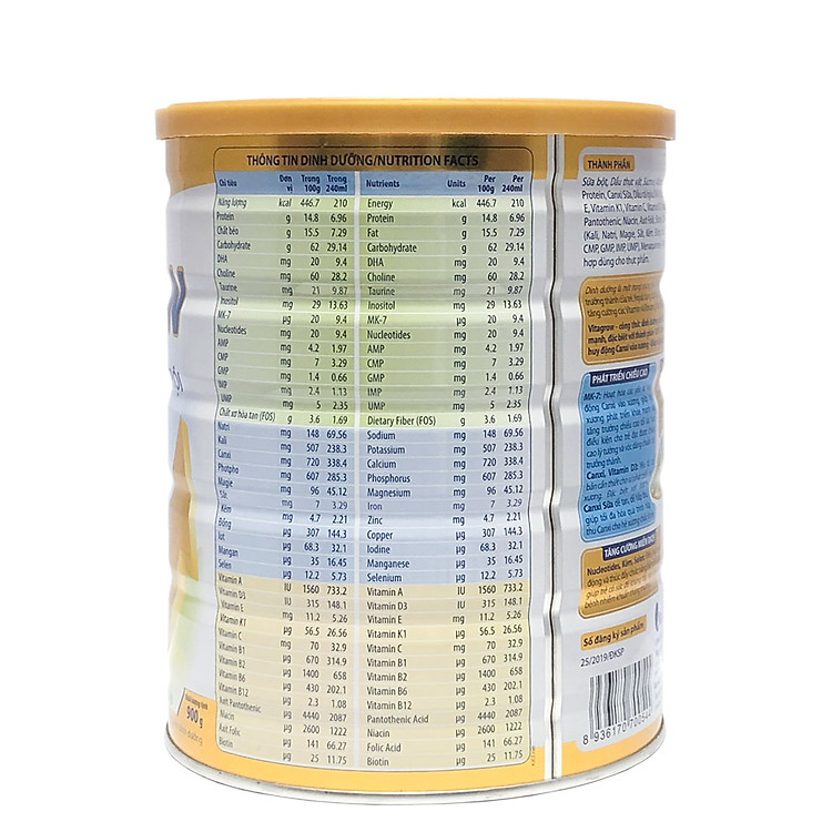 Sữa Bột Vitadairy Vitagrow 2+ 900g Đảm bảo Giá tốt - Hình ảnh 2