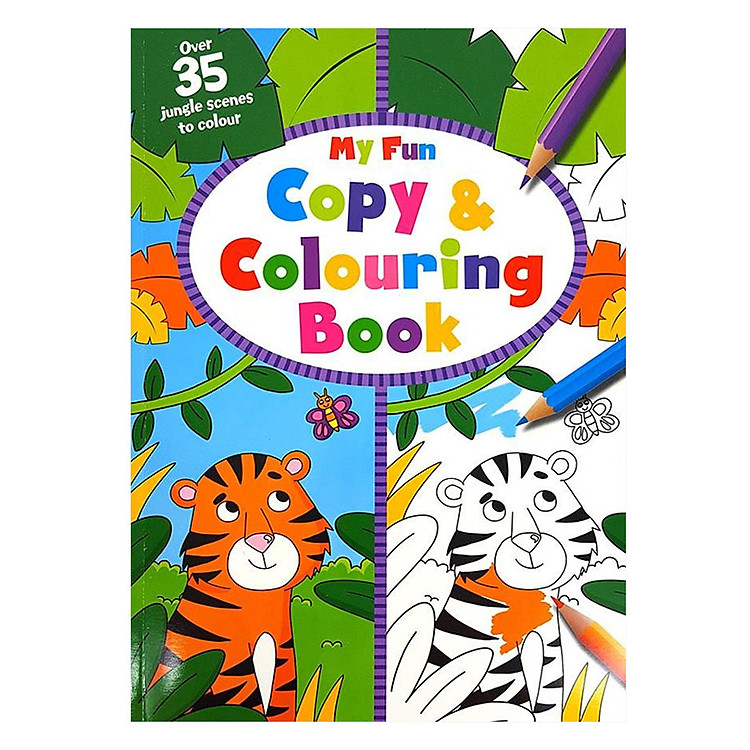 Sách tô màu My Fun Copy & Colouring Book