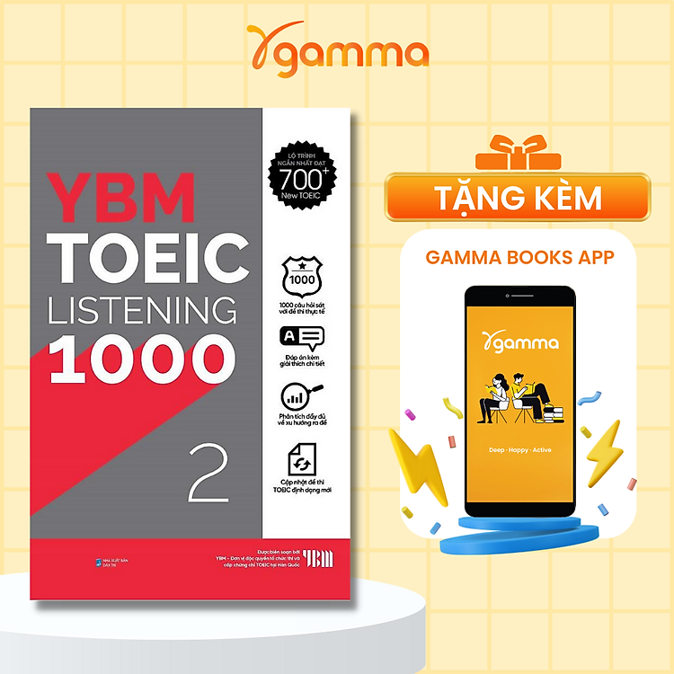 YBM TOEIC Listening 1000 2 Vol - Ảnh 4