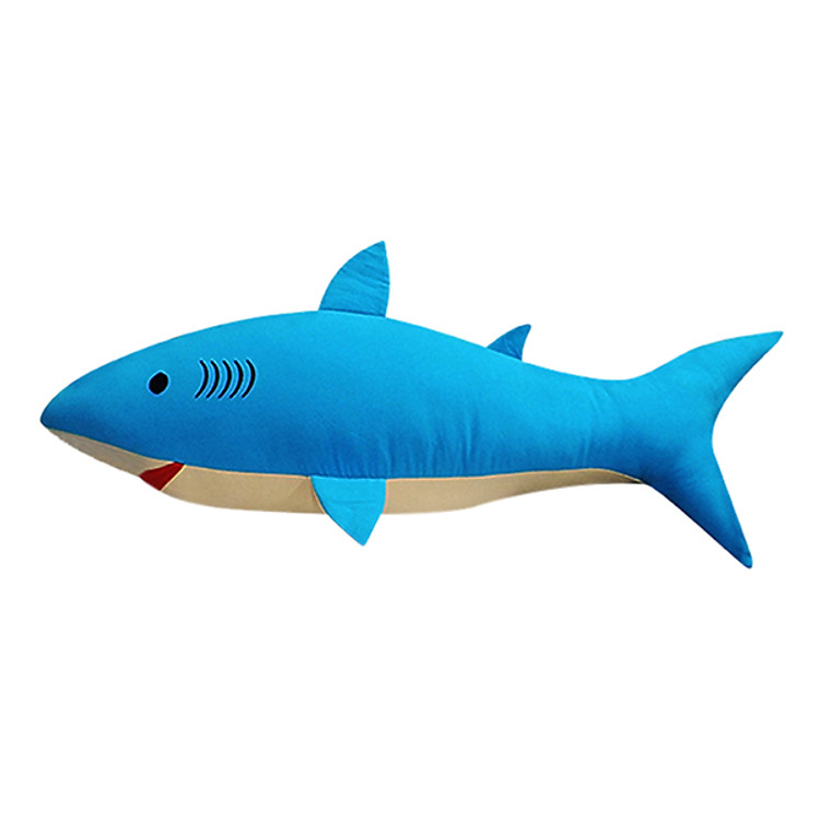 Gối ôm cá mập Hometex (70 x 25 x 25 cm) - Xanh biển