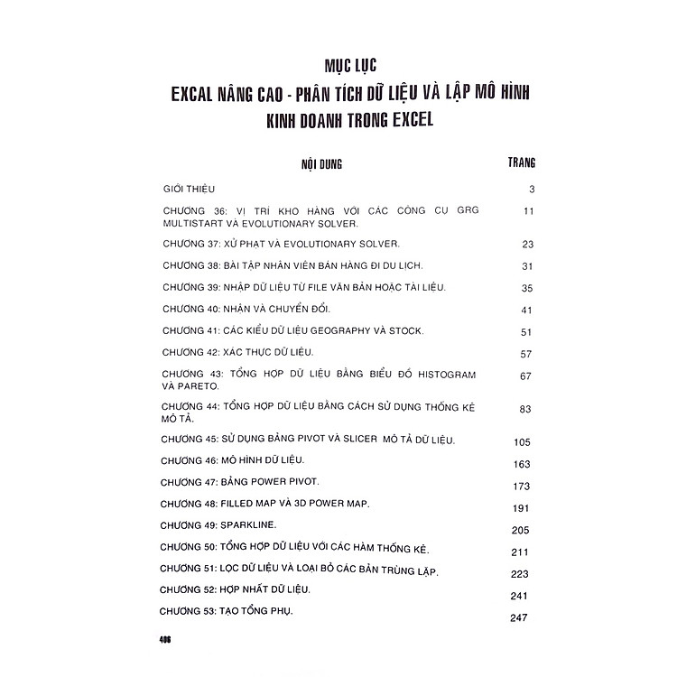 Excel Nâng Cao - Phân Tích Dữ Liệu Và Lập Mô Hình Kinh Doanh - Ảnh 3