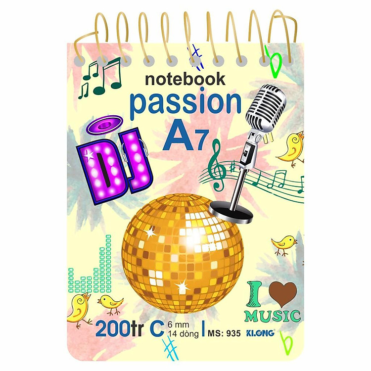 Sổ Kẻ Ngang Lò Xo KLONG A7 (200 trang) - Ảnh 7