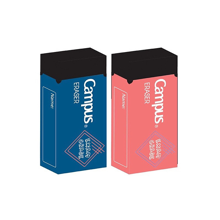 Set 2 gôm tẩy Exam Grade Series Campus ER-EXG-20 - Tẩy Campus màu đen to EXG20