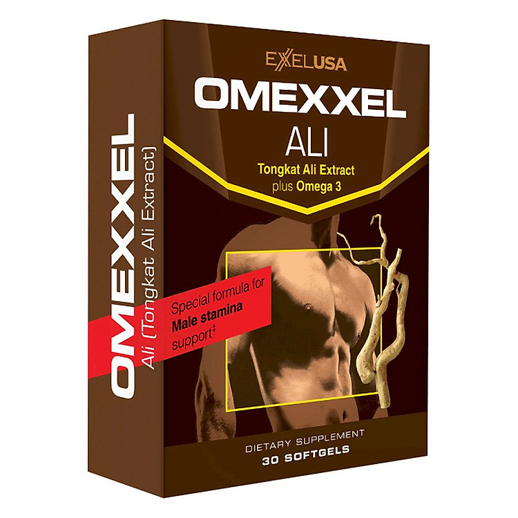 Thực Phẩm Chức Năng Viên Uống Tăng Cường Sinh Lý Nam Omexxel Ali (hộp 10 viên) - Xuất xứ Mỹ