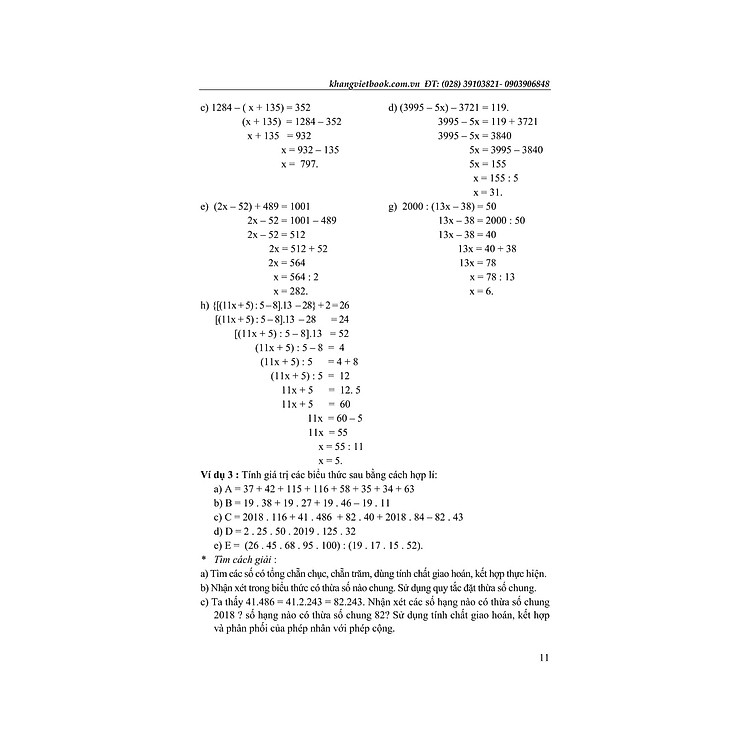 Phát Triển Tư Duy Sáng Tạo Giải Toán 6 - Tập 1 - Ảnh 7