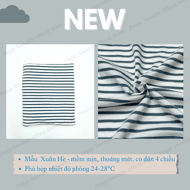 Quấn Chũn Sơ Sinh COCOON Giúp Con Ngủ Ngon Sâu Giấc Chống Giật Mình Chất Liệu Vải Cotton Co Giãn Ôm Trẻ Vào Giấc Ngủ Ngon Và Sâu