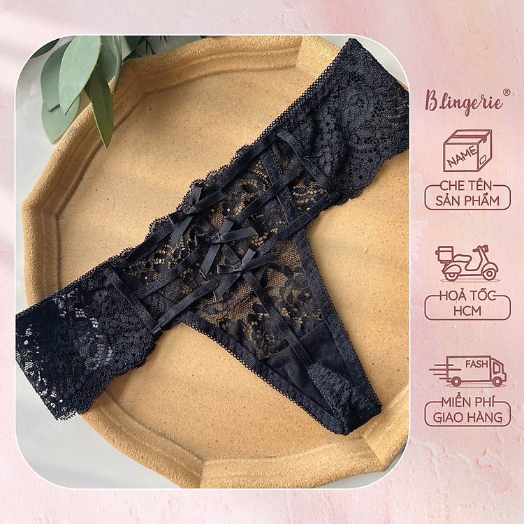 Quần Lót Lọt Khe Chéo Dây - B.Lingerie