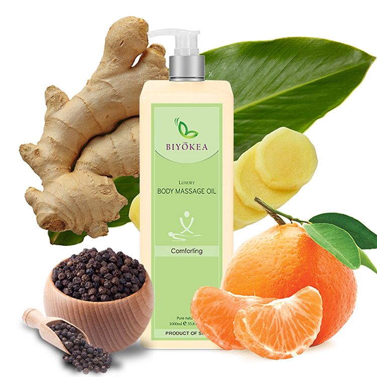 Dầu Massage Body Biyokea Luxury - Comforting Oil (thoải mái, an ủi) -1000ml