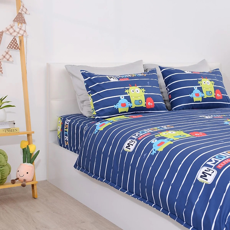 Bộ chăn ga gối trẻ em Sông Hồng Chính hãng Giá rẻ - Hình ảnh 4