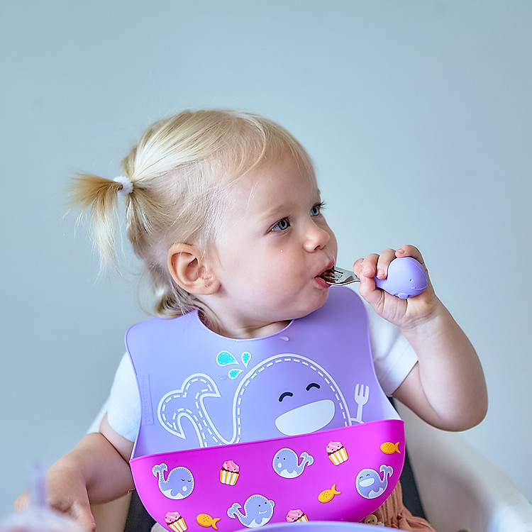 Yếm silicon ăn dặm cho bé Marcus Chính hãng Giá rẻ - Hình ảnh 4