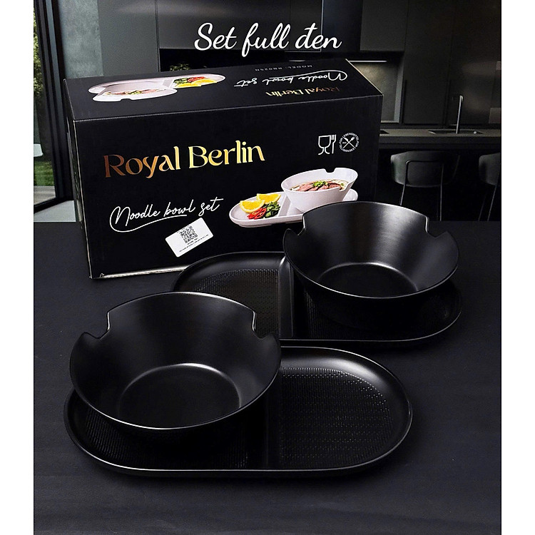Set 2 bát ăn phở kèm 2 đĩa đến từ Royal Berlin hàng chính hãng