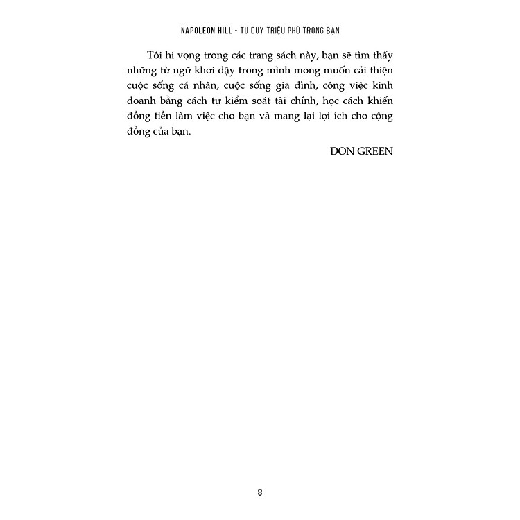 Tư Duy Triệu Phú - Biến Khát Vọng Thành Giàu - Ảnh 6