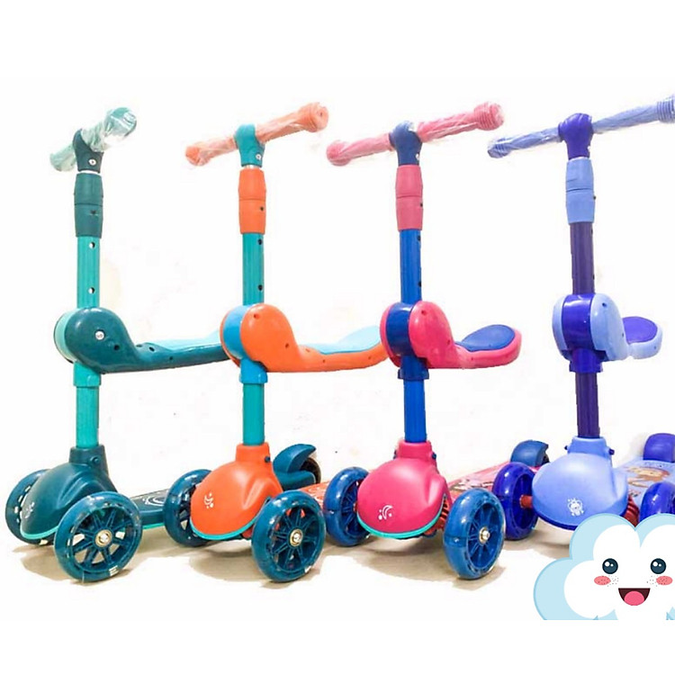 Mua Xe Trượt Scooter MINIIN 3in1 Có Nhạc Chính hãng Ưu đãi - Hình ảnh 5