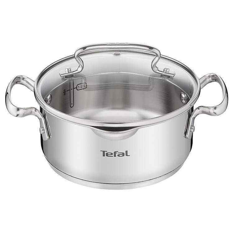 Nồi/ quánh Inox đáy từ Tefal Duetto Plus cao cấp (18cm/20cm/22cm/24cm/28cm) - Hàng chính hãng