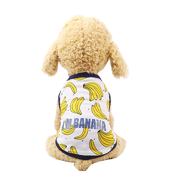 Áo thun cho chó mèo hình trái chuối cute