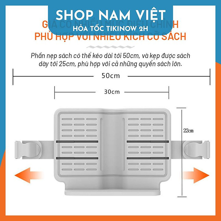 Giá Kẹp Đọc Sách Chống Cận Điều Chỉnh 180° - Ảnh 3