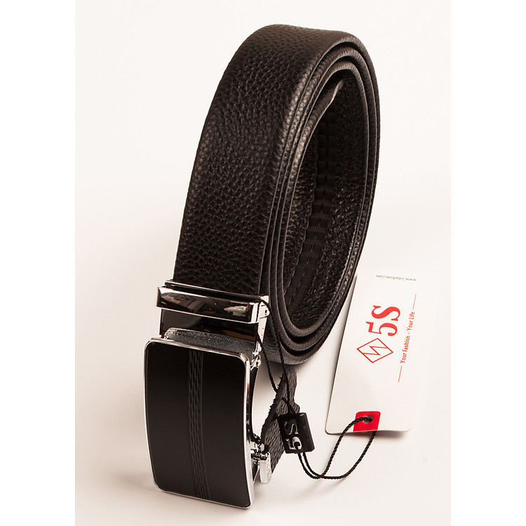 Thắt Lưng, Dây Nịt Nam 5S (DLTK001HTK92-01) (125cm x 3,5cm) 100% Da Bò Cao Cấp