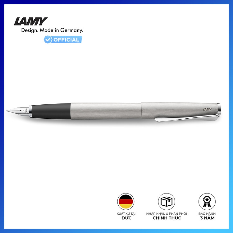 Bút Máy Lamy Studio Steel 065 – Ngòi F