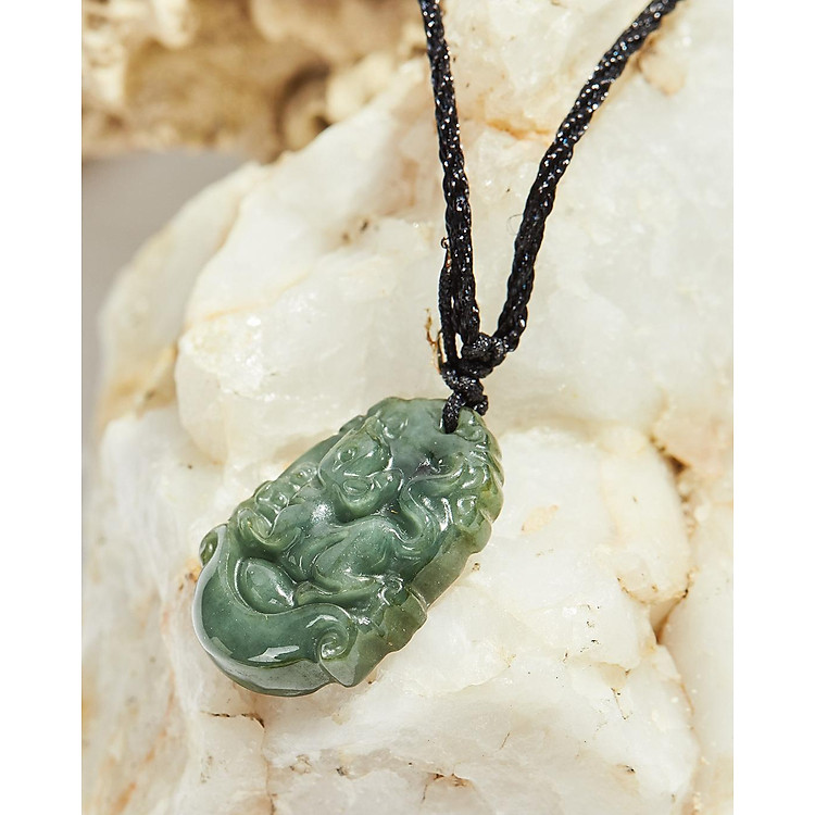 Mặt dây chuyền 12 con giáp tuổi tý đá cẩm thạch