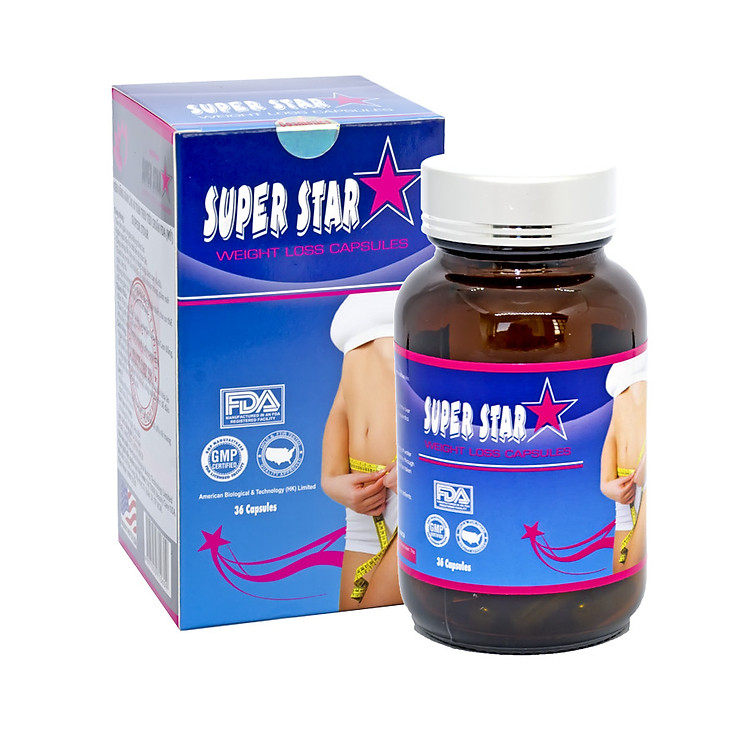 Thực Phẩm Chức Năng Viên uống hỗ trợ giảm cân Super Star Xanh - Tiêu chuẩn FDA (Mỹ)