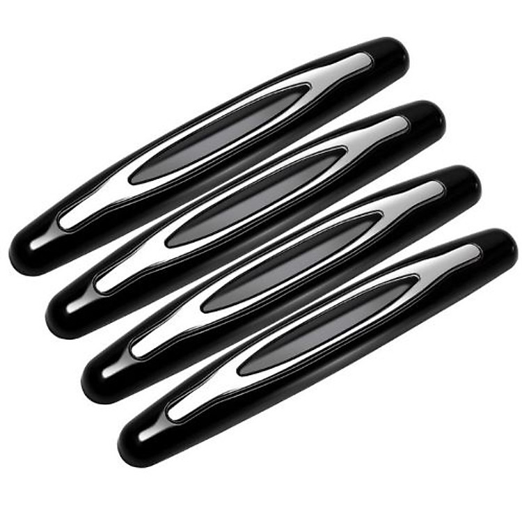 BỘ 4 MIẾNG CAO SU CAO CẤP CHỐNG VA ĐẬP CỬA XE Ô TÔ ĐEN