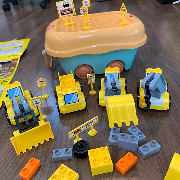 Xếp hình Robot xây dựng cho bé Chính hãng Ưu đãi - Hình ảnh 4