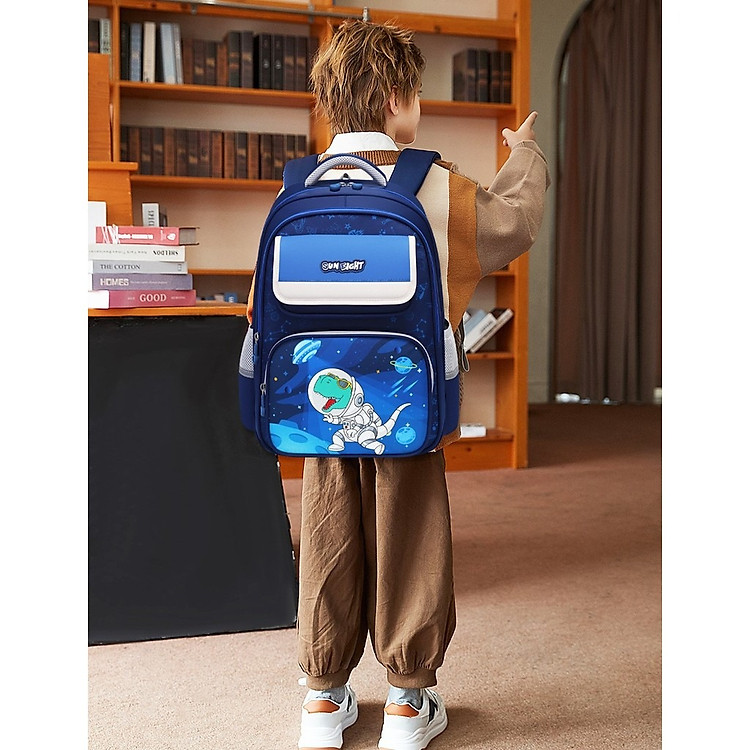 Balo Học Sinh SUN EIGHT – 22182 (Khủng long xanh)