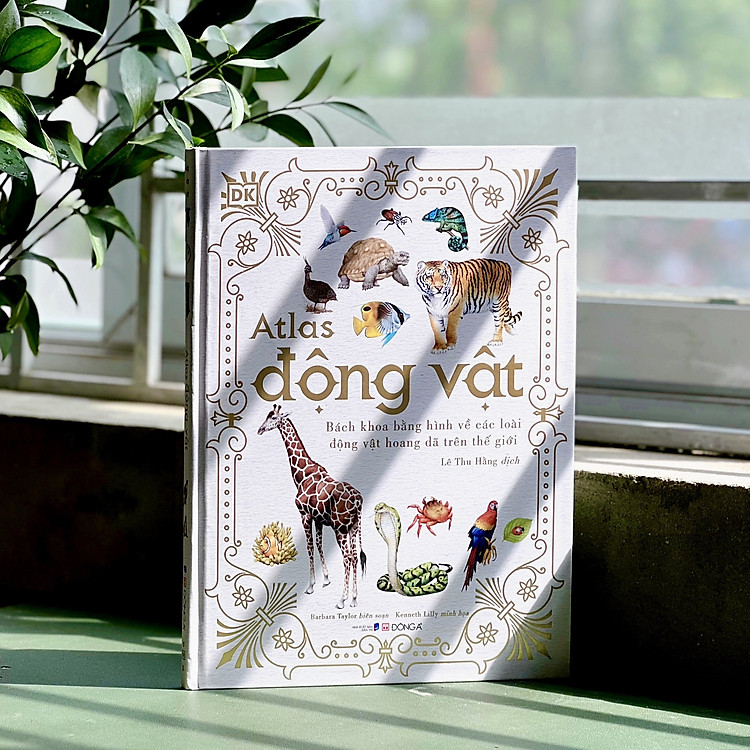 Sách - Atlas động Vật - Bìa cứng