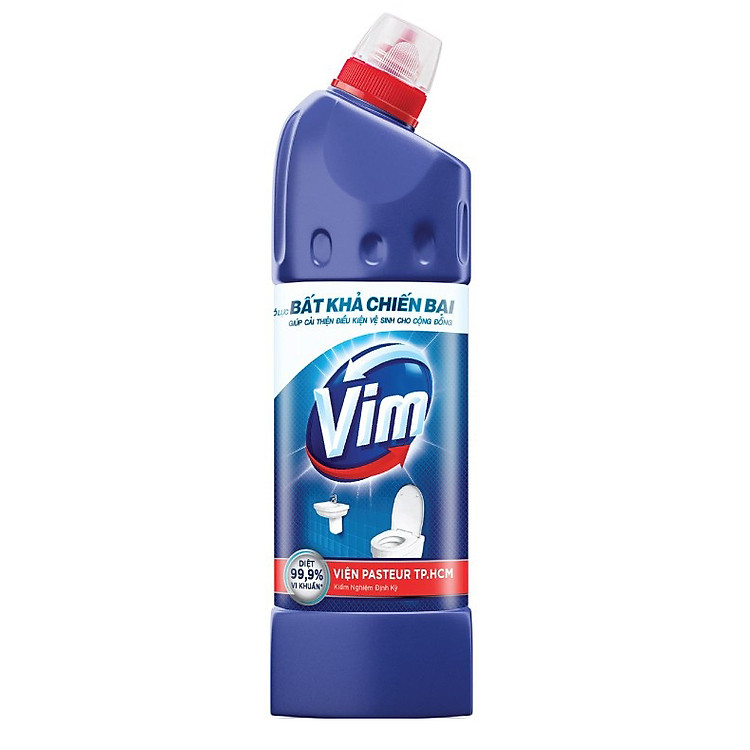 Nước Tẩy Bồn Cầu Vim Diệt Khuẩn 500ml - Xanh Biển