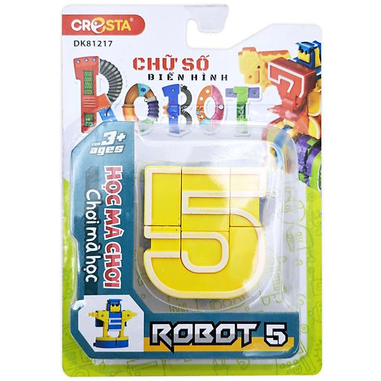 Mua Đồ Chơi Lắp Ráp Robot Chữ Số 5 Chính hãng Tiết kiệm - Hình ảnh 2