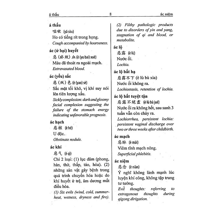 Từ Điển Đông Y (Hán - Việt - Anh) - Ảnh 3