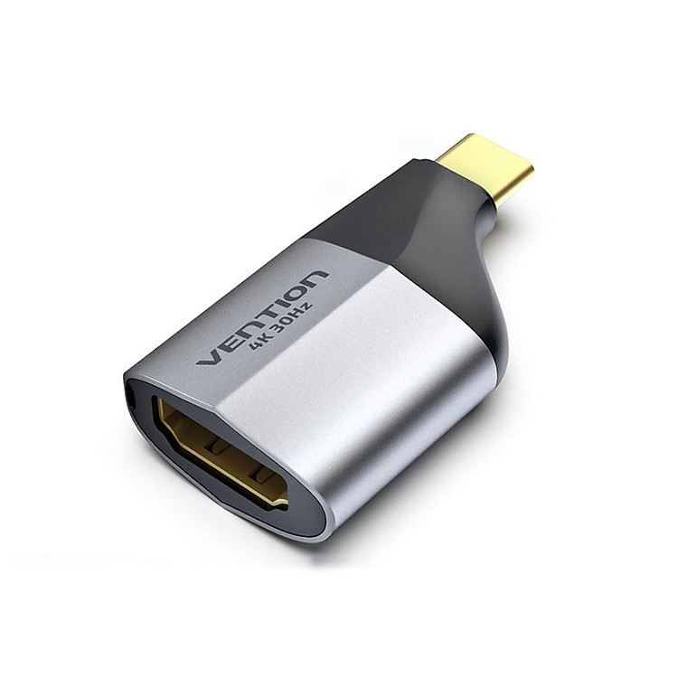 Đầu chuyển USB Type-C to HDMI Vention TCDH0, Hỗ trợ 4K@30Hz - Hàng chính hãng