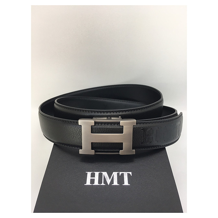 Thắt Lưng, Dây Nịt Nam Cao Cấp HMT, Khoá Tự Động Kiểu Chữ H, Dây Da Bò.