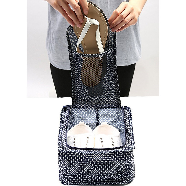 Túi Đựng Giày và Dép Đi Du Lịch Thế Hệ Thứ 4 | Vải Không Thấm Nước | Đựng Cùng Lúc 1 Đôi Giày và 1 Đôi Dép