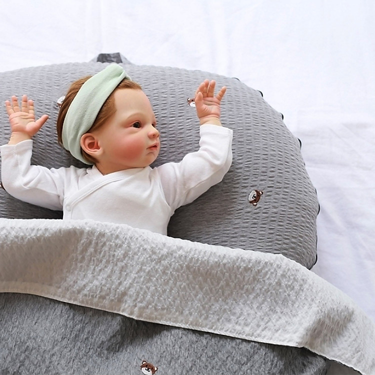 Bộ chăn gối chống trào ngược Rototo bebe nhập khẩu Hàn Quốc khắc phục tình trạng trào ngược dạ dày hiệu quả