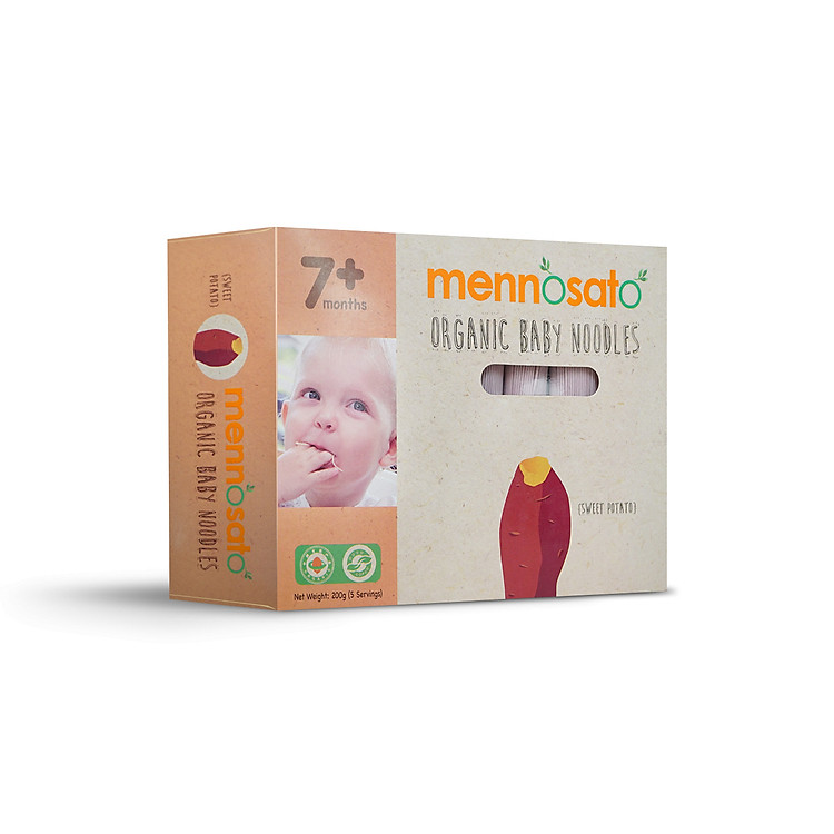 Mì ăn dặm hữu cơ khoai lang 200g Uy tín Ưu đãi - Hình ảnh 3