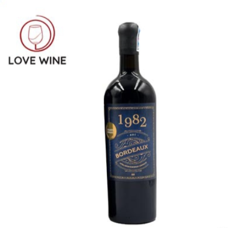 Rượu vang đỏ Pháp 1982 UG Bordeaux Red Blend