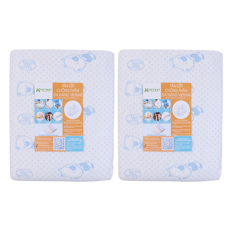 Combo 2 Tấm Lót Chống Thấm VIETMAT Chính hãng Giá rẻ - Hình ảnh 2