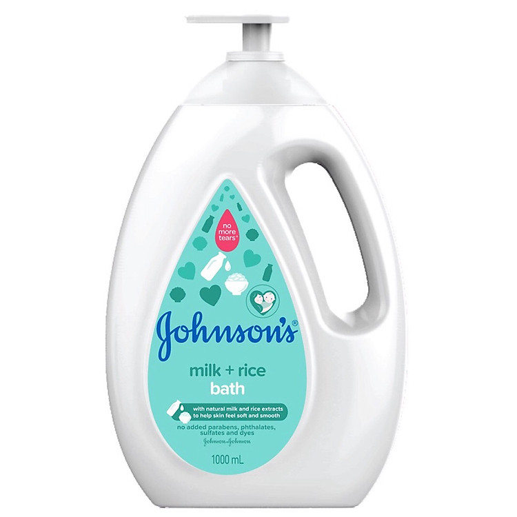 Sữa Tắm Dưỡng Ẩm Johnson’s Baby Chứa Sữa Và Tinh Chất Gạo (1000ml)